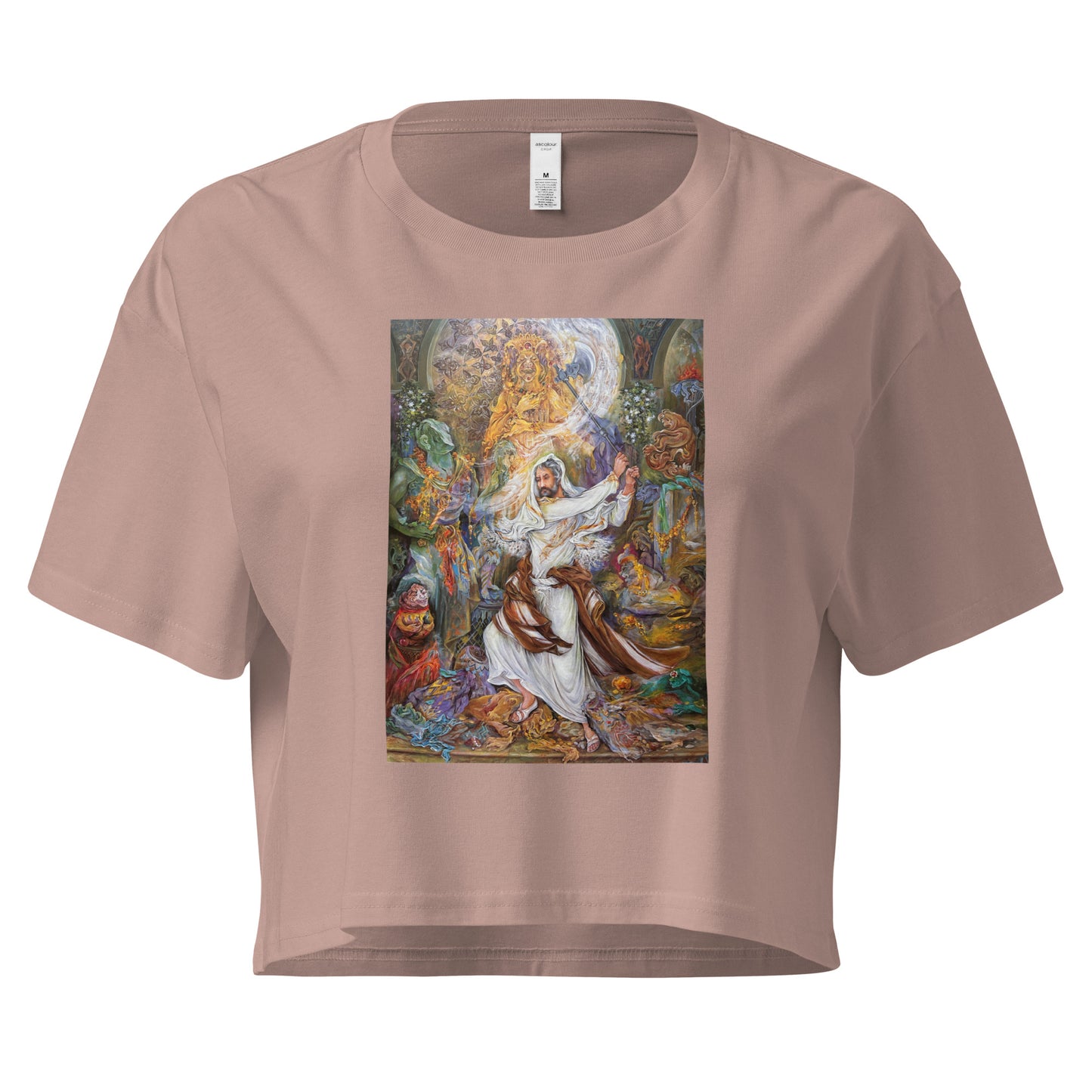 Abraham's iconoclastic Persian Painting Women’s crop top | Rangi