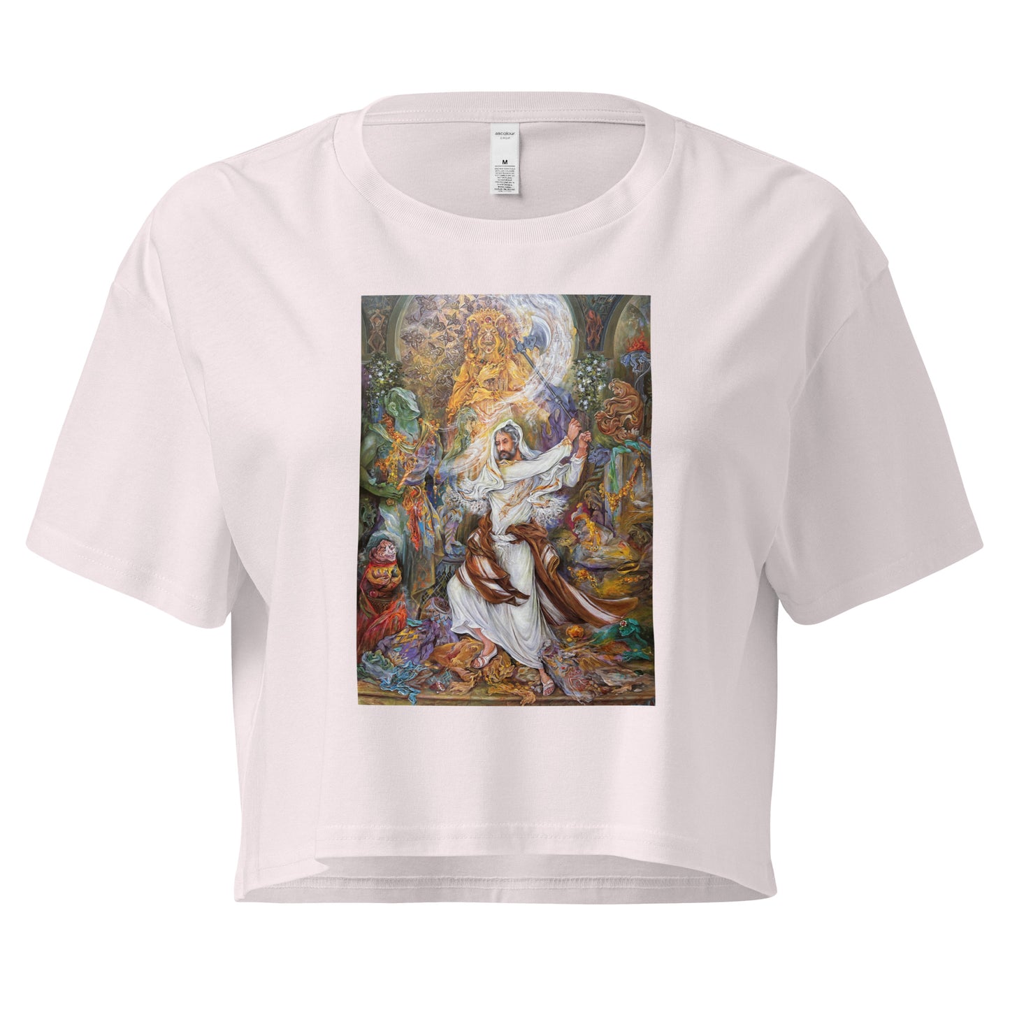 Abraham's iconoclastic Persian Painting Women’s crop top | Rangi