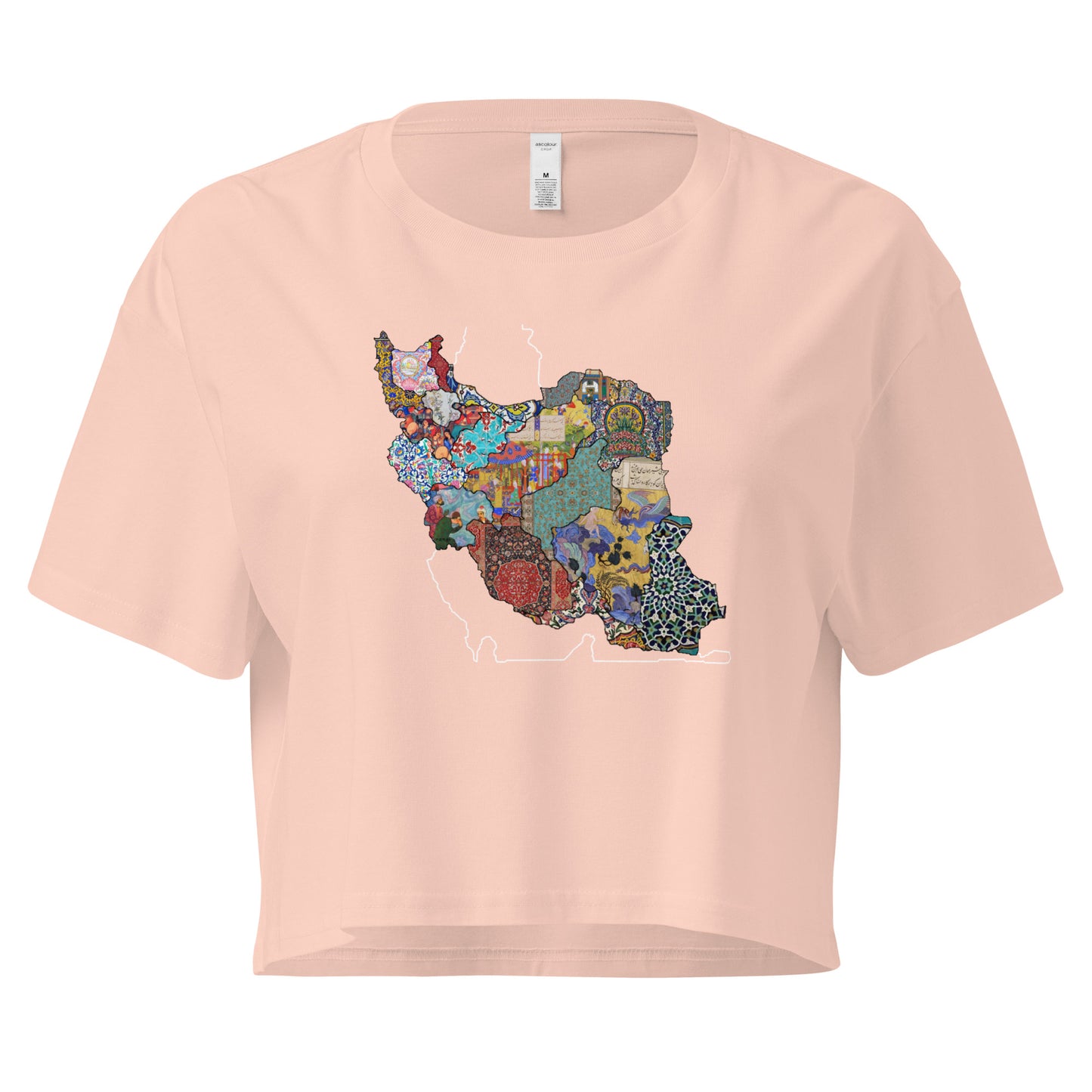 Iran Map Women’s crop top | Rangi