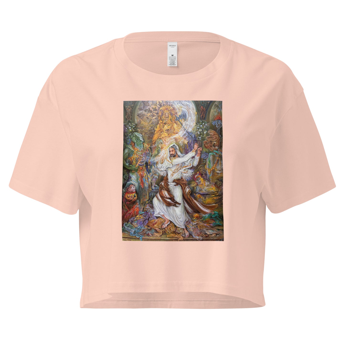 Abraham's iconoclastic Persian Painting Women’s crop top | Rangi