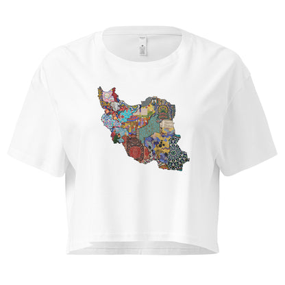 Iran Map Women’s crop top | Rangi